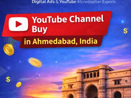 YouTube Channel Sale in Ahmedabad – Buy a Monetized YouTube Channel & Start Earning Instantly