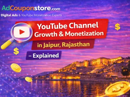 Buy YouTube Channel in Jaipur, India – Get a Monetized Channel & Start Earning Instantly