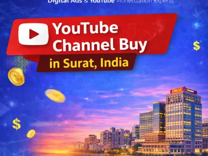 Buy Monetized YouTube Channel in Surat, Gujarat, India – Safe Growth Guide