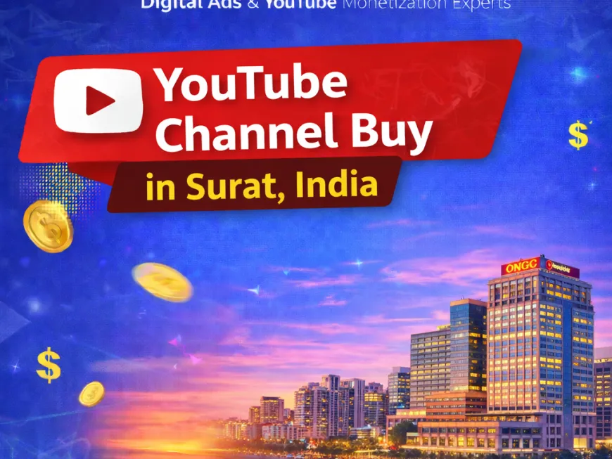 Buy Monetized YouTube Channel in Surat, Gujarat, India – Safe Growth Guide