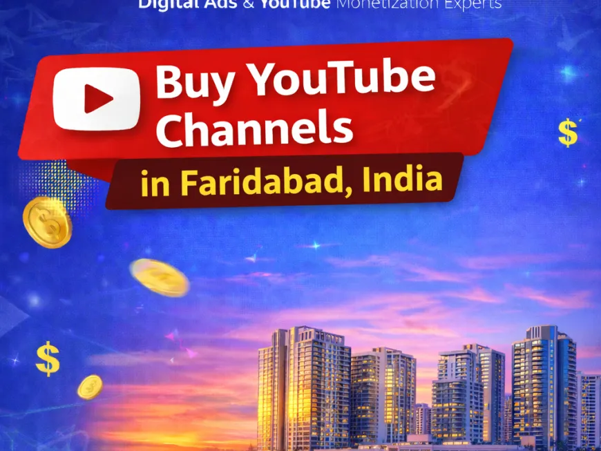 Buy YouTube Channel in Faridabad, Haryana, India – Safe, Verified & Ready-to-Grow Channels
