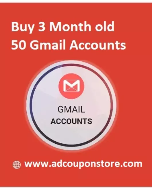 Buy 3 Month Old 50 Gmail Accounts