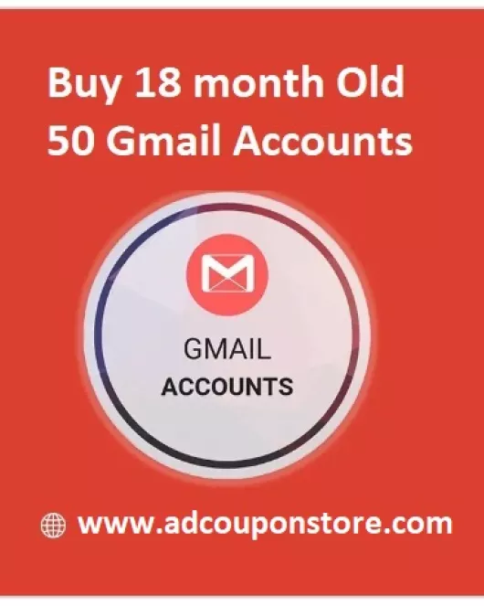 Buy 18 month Old 50 Gmail Accounts