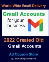 Buy 50 Old Gmail Accounts of 2022