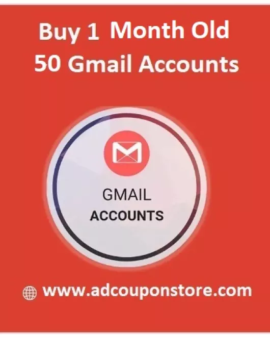 Buy 1 Month old 50 Gmail Accounts