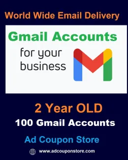 Buy 2 Year Old 100 Gmail Accounts