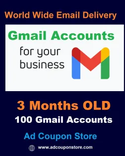 BUY 3 MONTH OLD 100 GMAIL ACCOUNTS