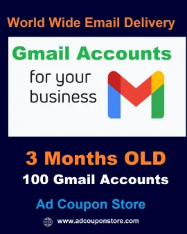 BUY 3 MONTH OLD 100 GMAIL ACCOUNTS