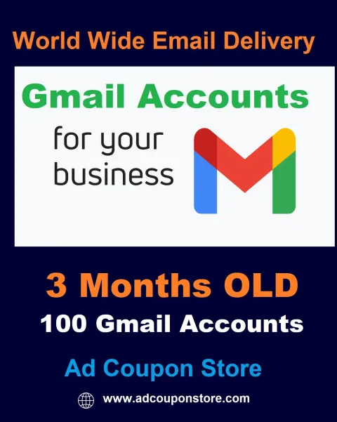 BUY 3 MONTH OLD 100 GMAIL ACCOUNTS