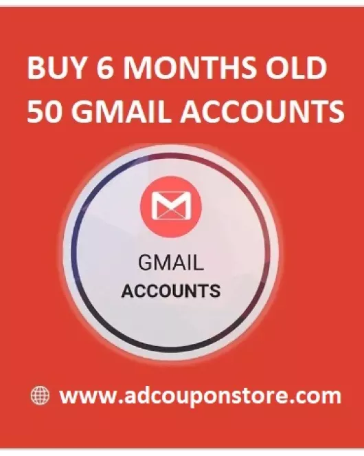 BUY 6 MONTHS OLD 50 GMAIL ACCOUNTS