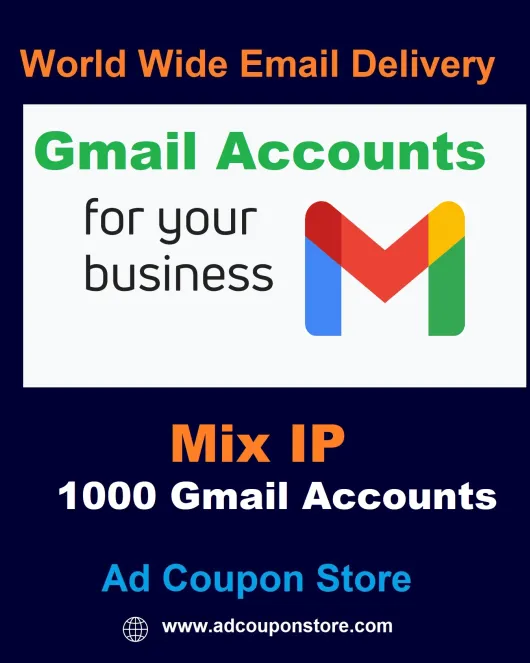 BUY 1000 NEW GMAIL PVA ACCOUNTS