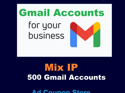 Buy 500 Gmail PVA Accounts – A Comprehensive Guide | AdCouponStore.com
