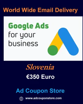 €350 Euro Google Ads coupon Slovenia- For New Account Only