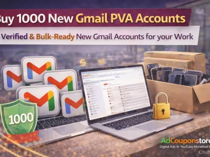 Buy 1000 New Gmail PVA Accounts – Verified & Bulk-Ready New Gmail Accounts for your Work