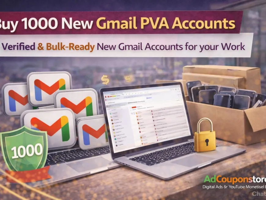 Buy 1000 New Gmail PVA Accounts – Verified & Bulk-Ready New Gmail Accounts for your Work