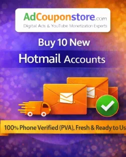 Buy 10 New Hotmail Accounts – 100% Phone Verified (PVA), Fresh &amp; Ready to Use