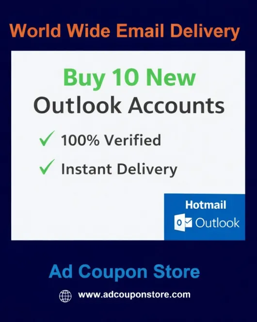 Buy 10 New Outlook Accounts – 100% Verified & Instant Delivery