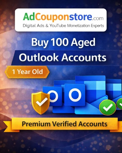 Buy 100 Aged Outlook Accounts (1 Year Old) – Premium Verified Accounts