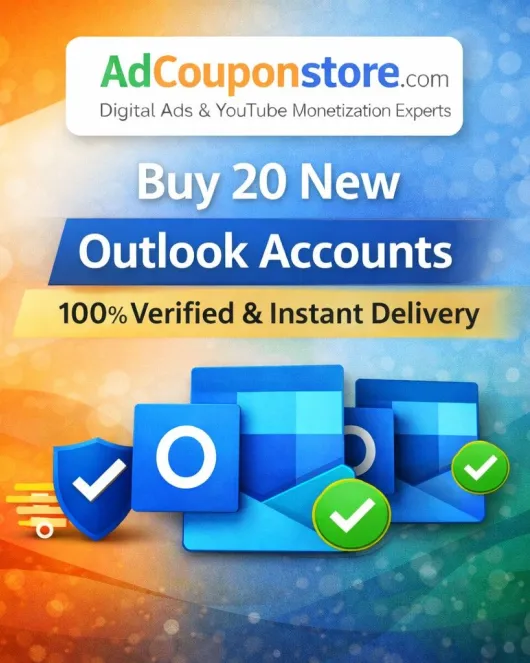 Buy 20 New Outlook Accounts – 100% Verified & Instant Delivery