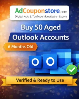 Buy 50 Aged Outlook Accounts (6 Months Old) – Verified &amp; Ready to Use