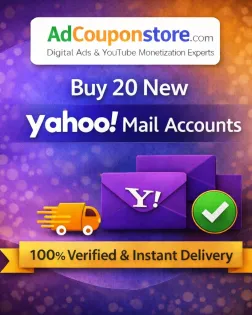 Buy 20 New Yahoo Mail Accounts – 100% Verified &amp; Instant Delivery