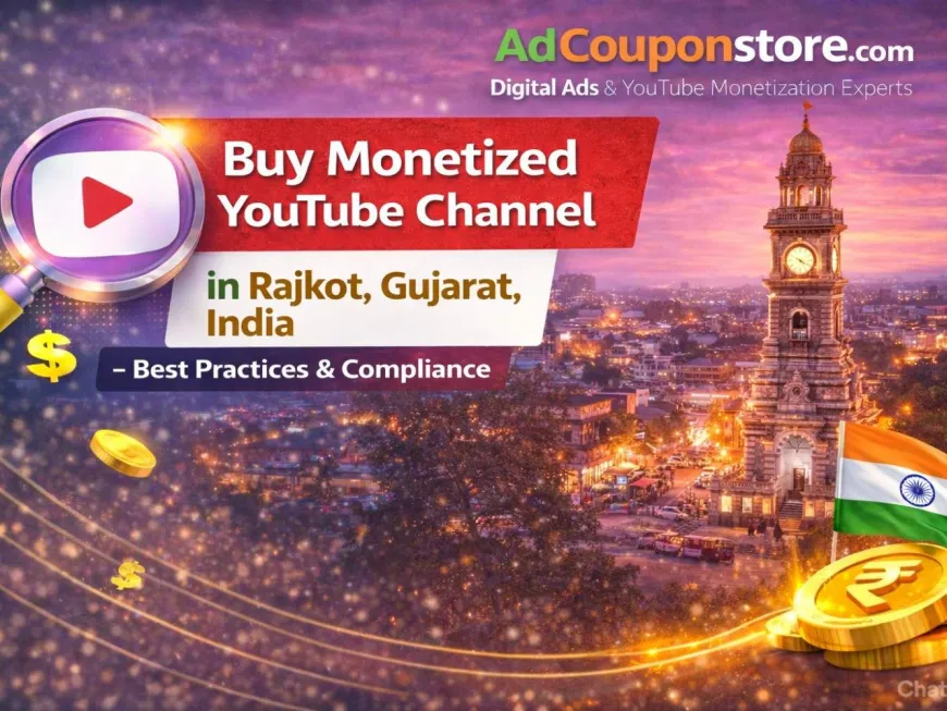 Buy Monetized YouTube Channel in Rajkot, Gujarat, India – Best Practices & Compliance