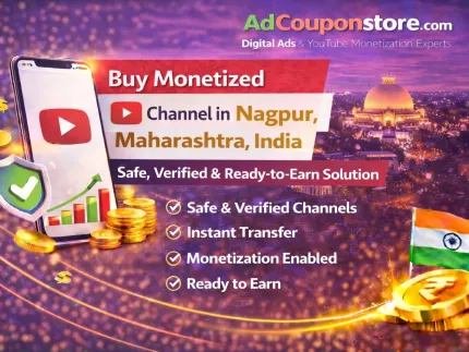 Buy Monetized YouTube Channel in Nagpur, Maharashtra, India – Safe, Verified & Ready-to-Earn Solution