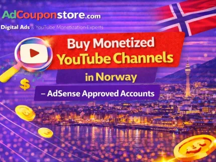 Buy Monetized YouTube Channels in Norway – AdSense Approved Accounts