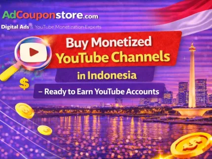 Buy Monetized YouTube Channels in Indonesia – Ready to Earn YouTube Accounts