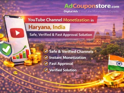 YouTube Channel Monetization in Haryana, India – Safe, Verified & Fast Approval Solution