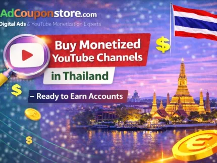 Buy Monetized YouTube Channels in Thailand – Ready to Earn Accounts