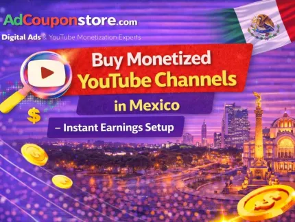 Buy Monetized YouTube Channels in Mexico – Instant Earnings Setup
