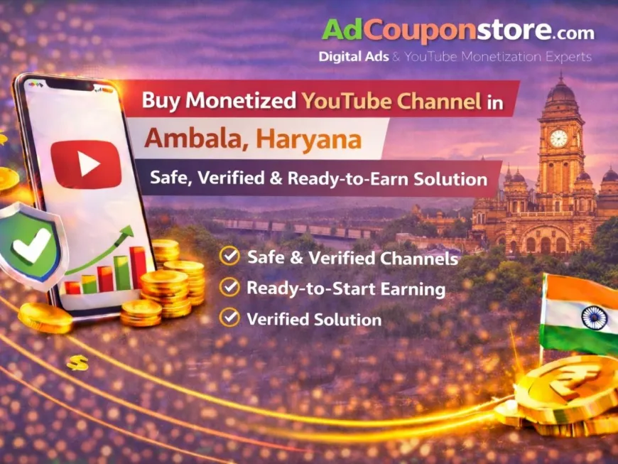 Buy Monetized YouTube Channel in Ambala, Haryana – Safe, Verified & Ready-to-Earn Solution