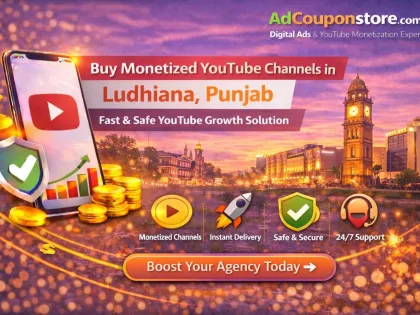 Buy Monetized YouTube Channels in Ludhiana, Punjab – Fast & Safe YouTube Growth Solution