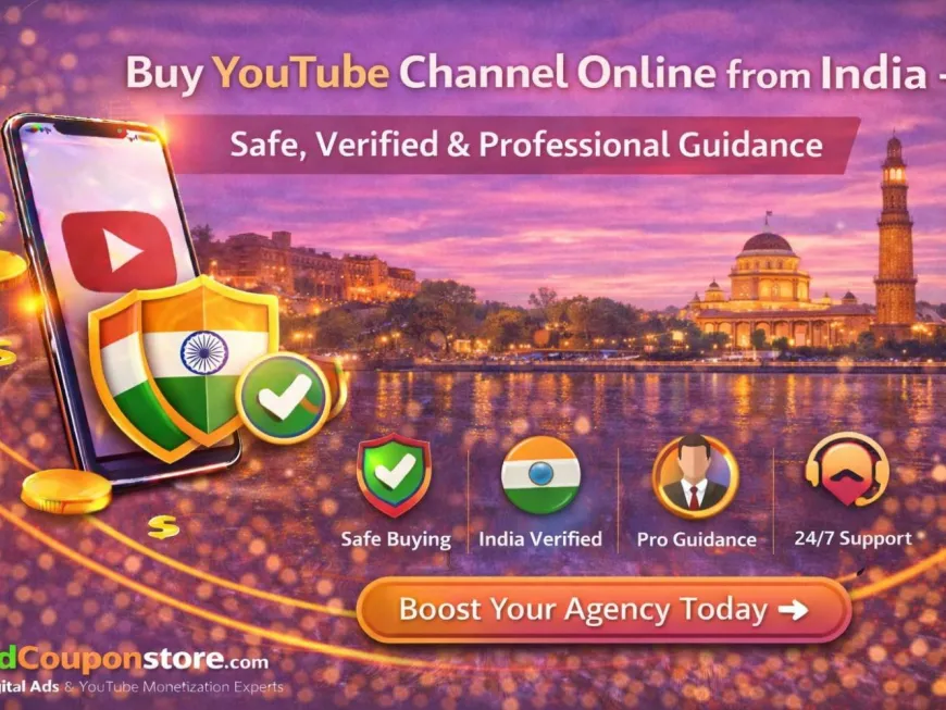 Buy YouTube Channel Online from India – Safe, Verified & Professional Guidance