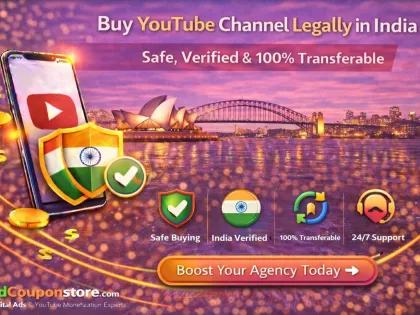 Buy YouTube Channel Legally in India – Safe, Verified & 100% Transferable (Complete Guide)