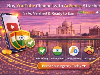 Buy YouTube Channel with AdSense Attached – Safe, Verified & Ready to Earn