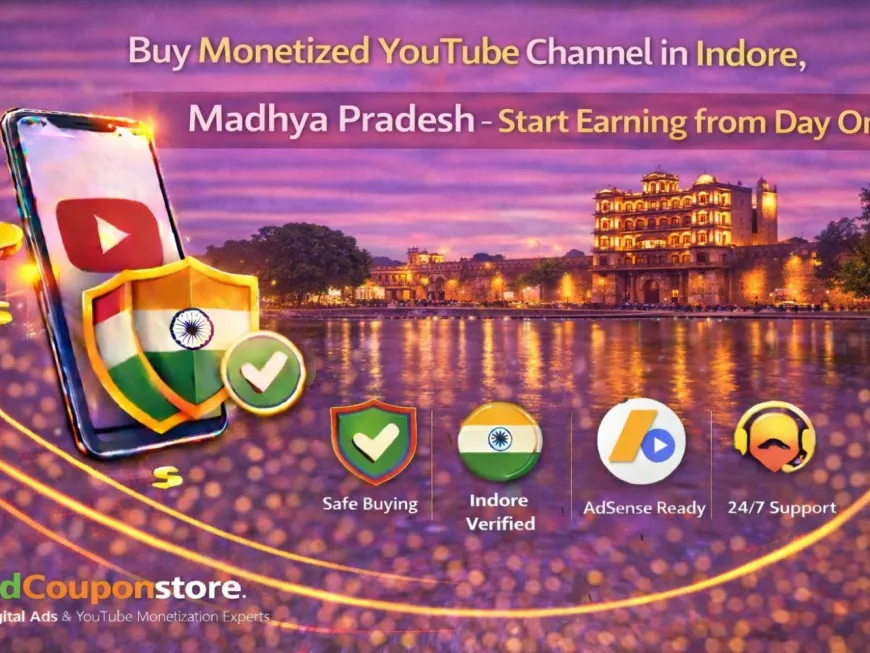 Buy Monetized YouTube Channel in Indore, Madhya Pradesh – Start Earning from Day One