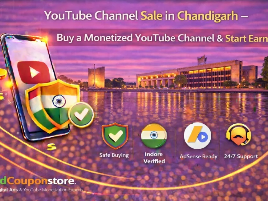 YouTube Channel Sale in Chandigarh – Buy a Monetized YouTube Channel & Start Earning Instantly