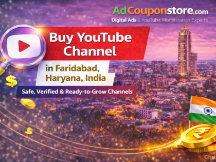 Buy YouTube Channel in Faridabad, Haryana, India – Safe, Verified & Ready-to-Grow Channels