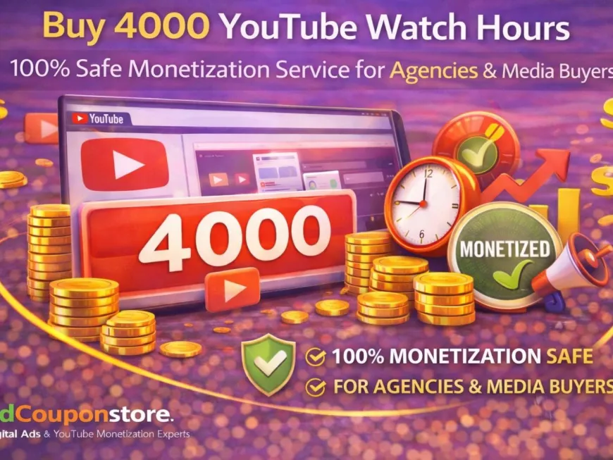 Buy 4000 YouTube Watch Hours – 100% Safe Monetization Service for Agencies & Media Buyers