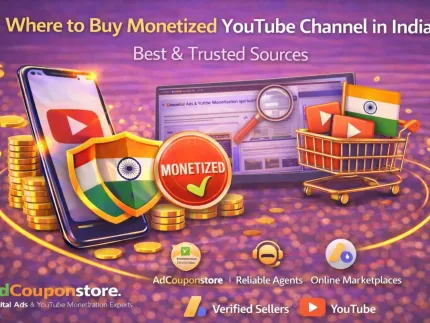Where to Buy Monetized YouTube Channel in India - Best & Trusted Sources