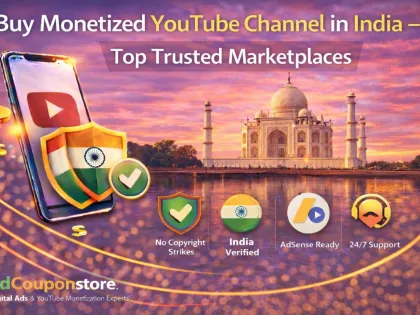 Buy Monetized YouTube Channel in India – Top Trusted Marketplaces (2026 Guide)