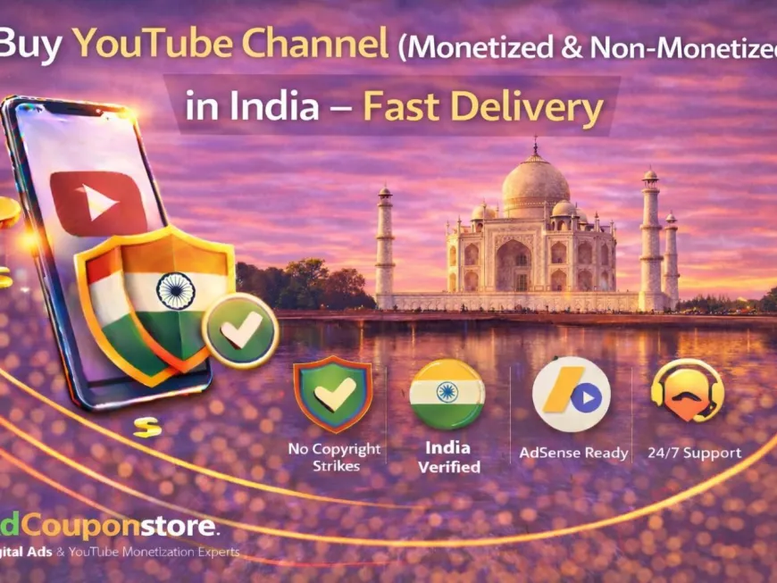 Buy YouTube Channels in India – Monetized & Non-Monetized both Type Available (Instant Delivery)