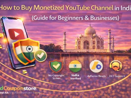 How to Buy Monetized YouTube Channel in India (2026 Guide for Beginners & Businesses)