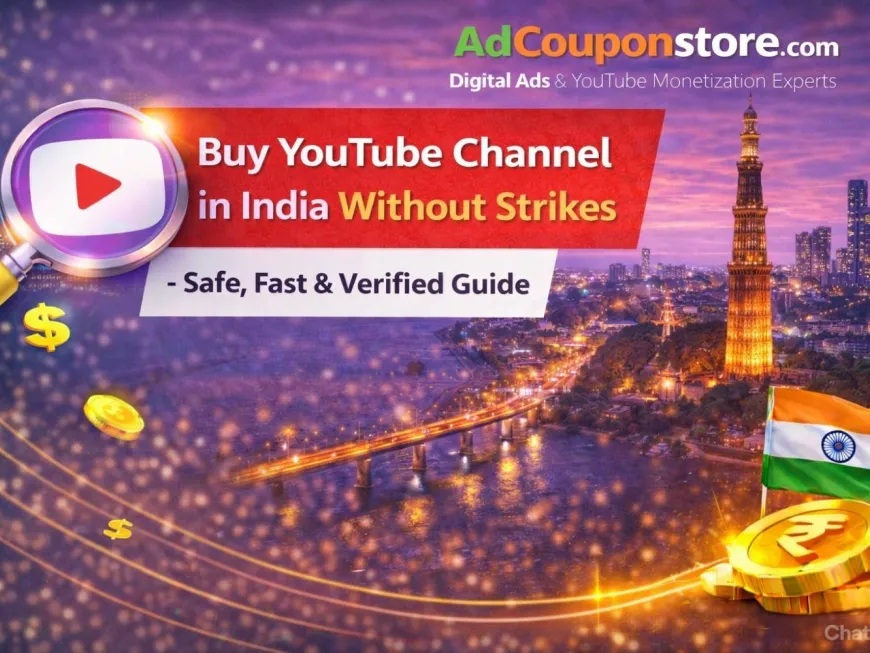 Buy YouTube Channel Without Strikes in India – Safe, Fast & Verified Guide (2026)