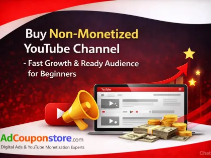 Buy Non-Monetized YouTube Channel – Fast Growth & Ready Audience for Beginners