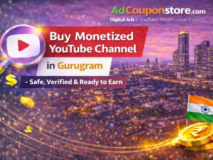 Buy Monetized YouTube Channel in Gurugram – Safe, Verified & Ready to Earn