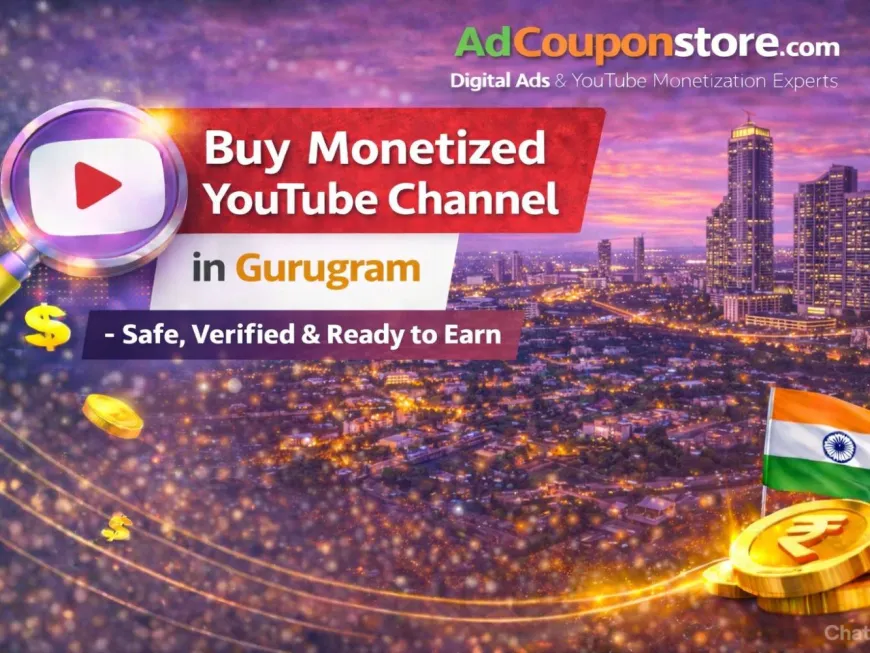 Buy Monetized YouTube Channel in Gurugram – Safe, Verified & Ready to Earn