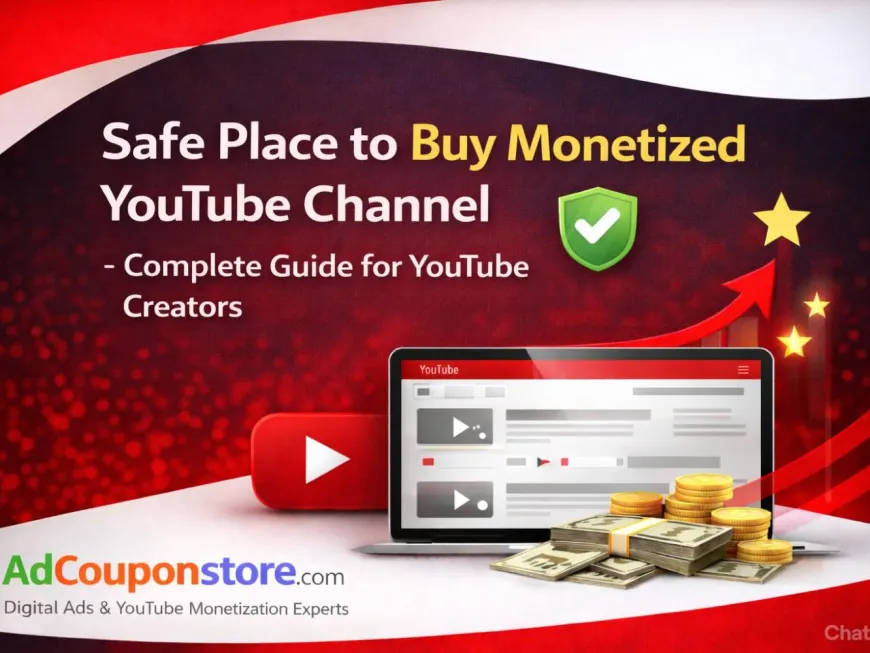 Safe Place to Buy Monetized YouTube Channel (Complete 2026 Guide)